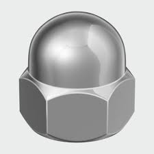 Dome nuts din 1587 zinc plated